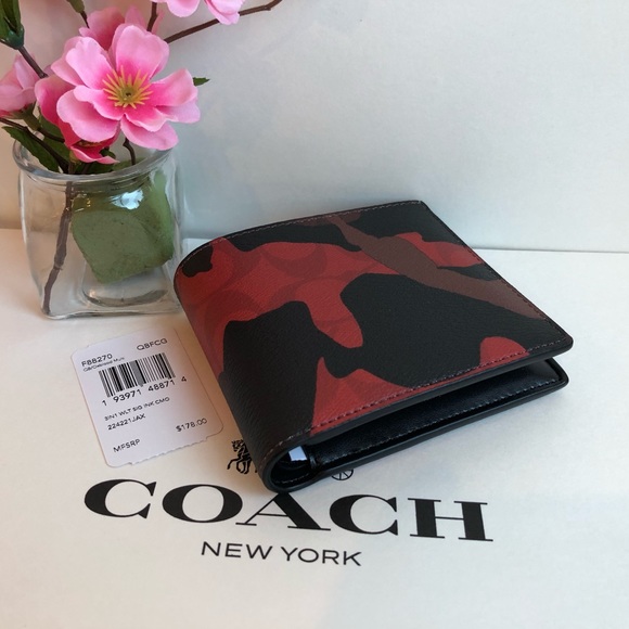 🌹 LAST ONE ! Coach Men’s Wallet F88270 - Picture 3 of 10